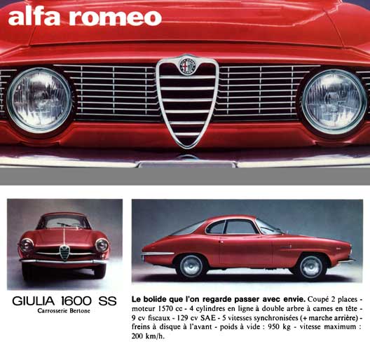 Alfa Romeo 1965 - 1965 Alfa Romeo (In French)