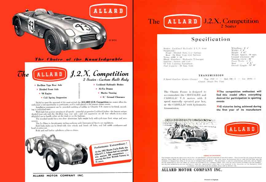 Allard J2X Competition (c1952) (Color) - The Choice of the Knowledgeable