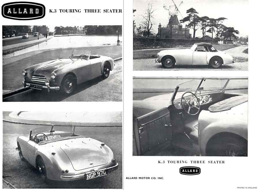 Allard K3 Touring 3 Seater (c1952) (B&W)