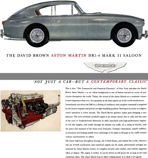 Aston Martin 1957 - The David Brown Aston Martin DB2-4 Mark II Saloon