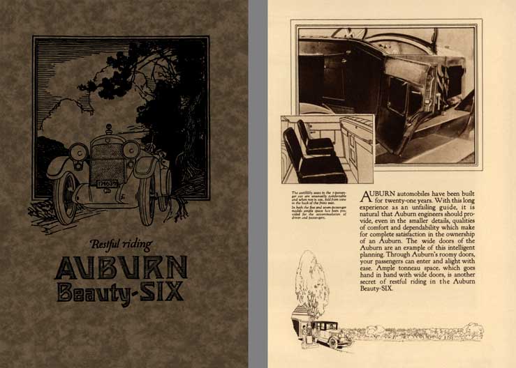 Auburn 1921 - Restful Riding Auburn Beauty Six