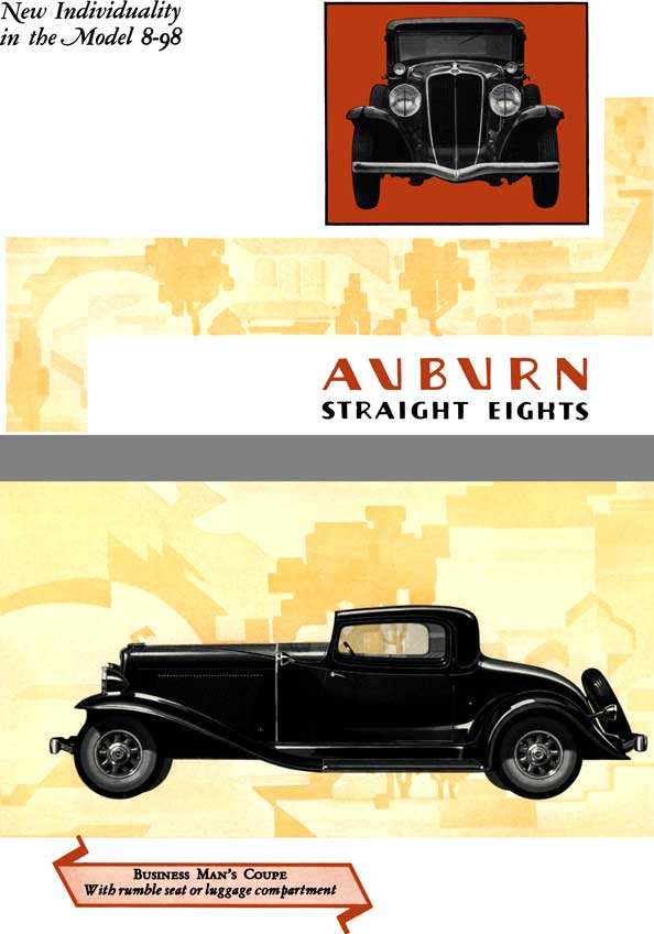 Auburn 1931 - Auburn Straight Eights - New Individuality in the Model 8-98