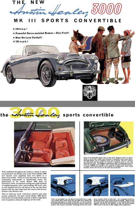 Austin Healey 1963 - The New Austin Healey 3000 Mk III Sports Convertible