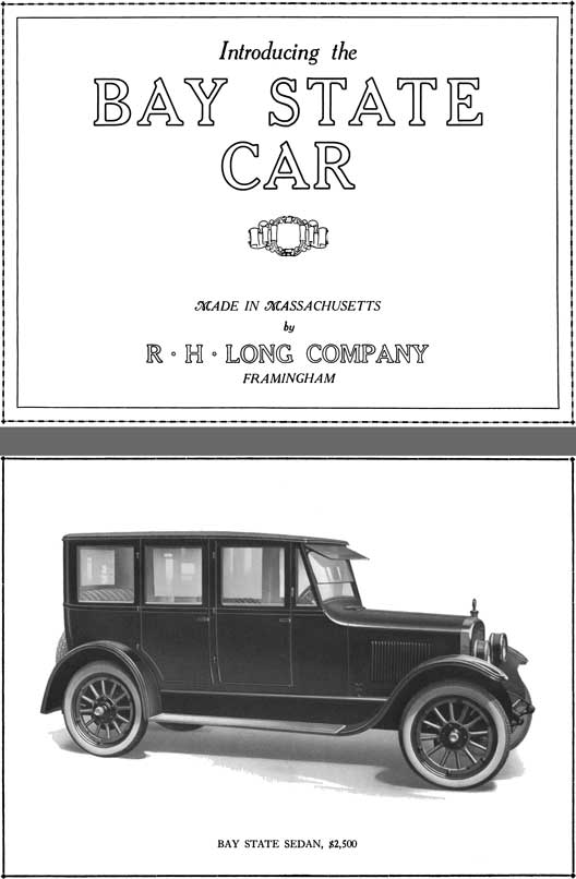 Bay State 1922 - Introducing the Bay State Car