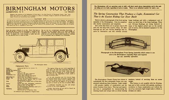 Birmingham 1921 - Birmingham Motors
