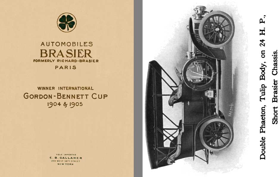 Brasier 1906 - Automobiles Brasier - Winner International Gordon-Bennett Cup 1904 & 1905