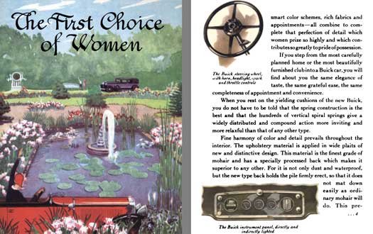Buick 1930 - The First Choice of Women