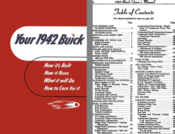 Buick 1942 - Your 1942 Buick  Owners Manual