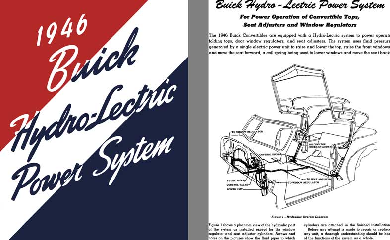 Buick 1946 - 1946 Buick Hydro-Lectric Power System (for Convertible Models)