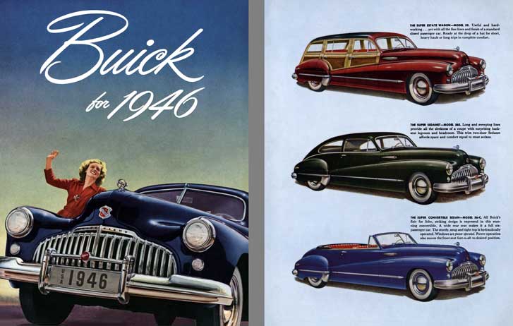 Buick 1946 - Buick for 1946 - Special Series 40, Super Series 50, Roadmaster Series 70