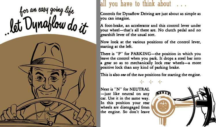 Buick 1950 - 1950 Buick Dynaflow Booklet - For an Easy Going Life  Let Dynaflow do it