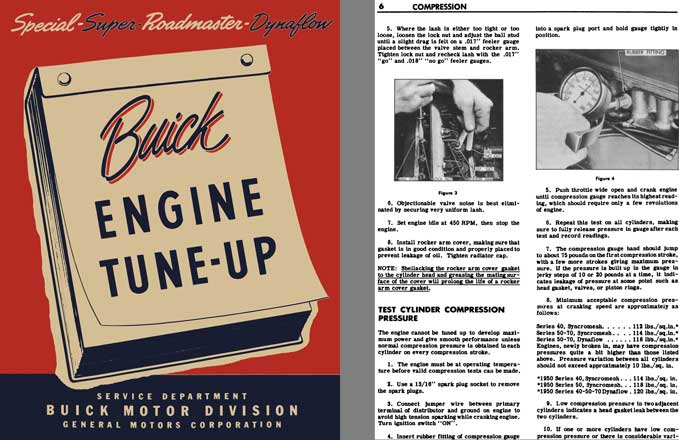 Buick 1950 - Buick Engine Tune-Up Manual - Buick Special, Super, Roadmaster, Dynaflow