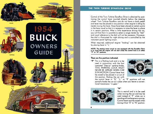 Buick 1954 - 1954 Buick Owners Guide
