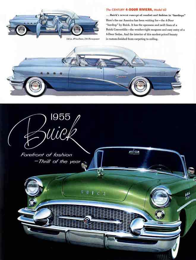 Buick 1955 Buick Forefront of Fashion Thrill of the year
