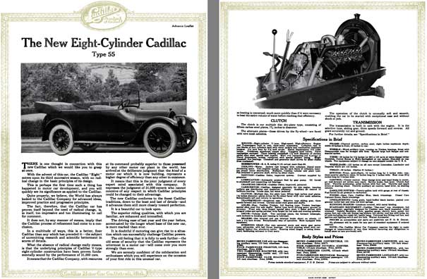 Cadillac 1917 - The New Eight Cylinder Cadillac Type 55