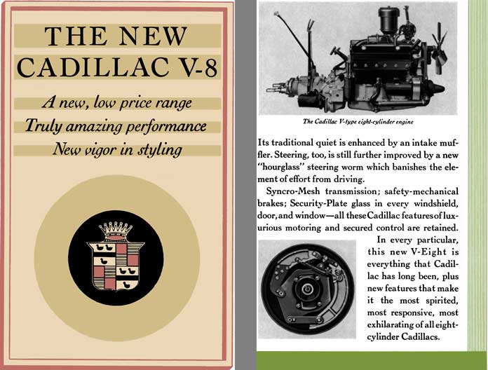 Cadillac 1931 - The New Cadillac V-8 - A new, low price range - Truly amazing performance - New ...