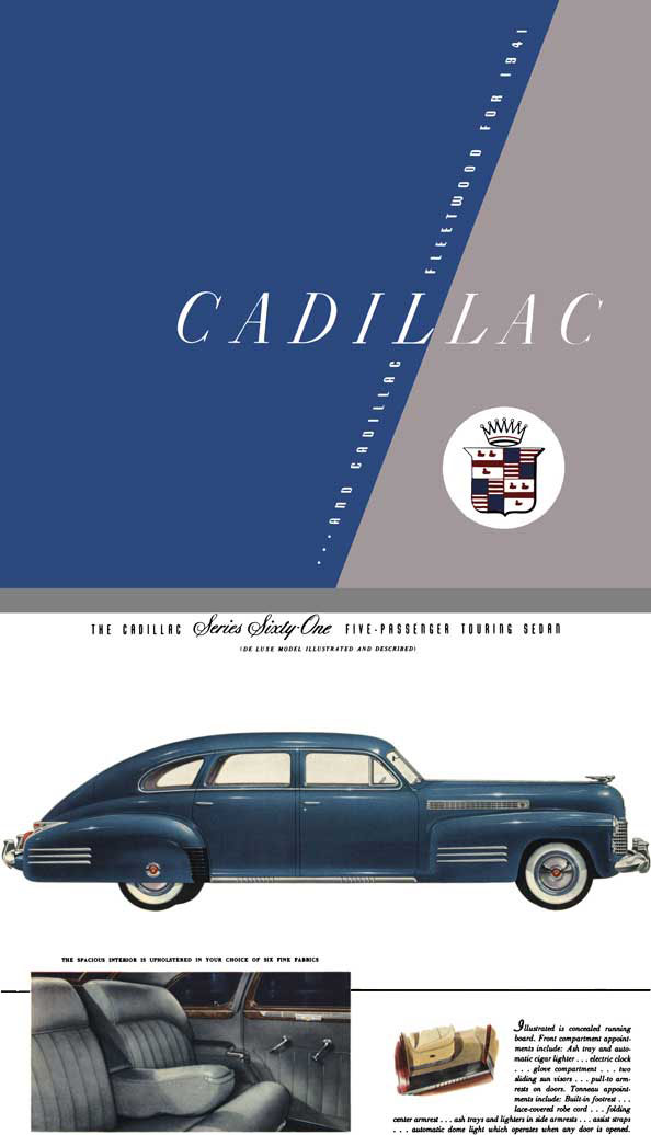 Cadillac 1941 - Cadillac... and Cadillac  Fleetwood for 1941