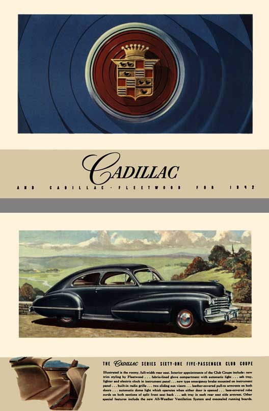 Cadillac 1942 - Cadillac and Cadillac Fleetwood for 1942