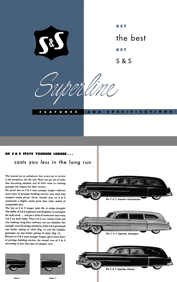 Cadillac 1950 - Get the Best - Get S & S - Superline Features and Specifications