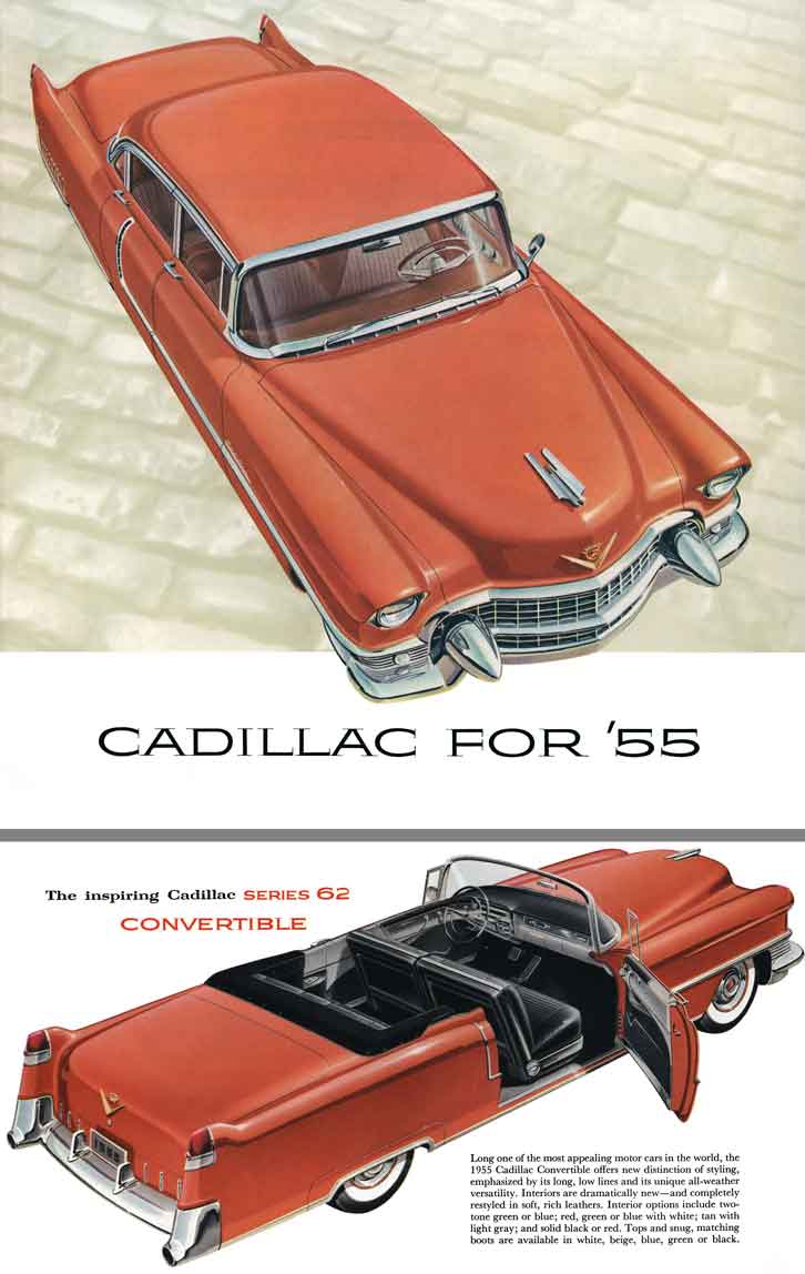 Cadillac 1955 - Cadillac for '55 - A New World's Standard in Motor Car Beauty and Luxury!