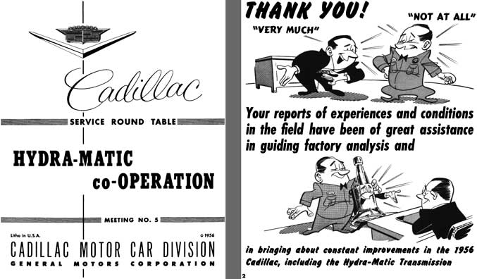 Cadillac 1956 - Cadillac Service Round Table Hydra-Matic co-Operation Meeting No. 5