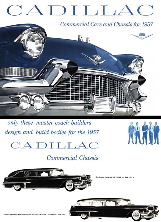 Cadillac 1957 - Cadillac Commercial Cars and Chassis for 1957