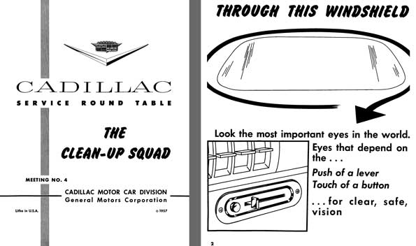 Cadillac 1957 - Cadillac Service Round Table Meeting No. 4 - The Clean-Up Squad