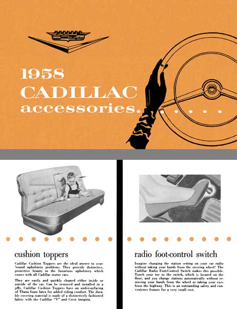 Cadillac 1958 - 1958 Cadillac Accessories…