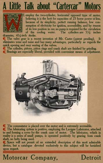 Cartercar 1909 - A Little Talk About 