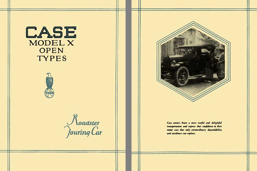 Case 1922 - Case Model X Open Types Roadster Touring Car