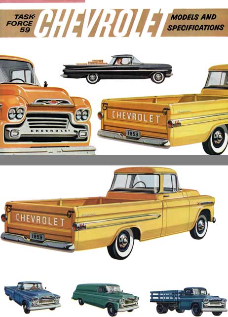 Chevrolet 1959 - Task Force 59 - Chevrolet  Models and Specifications