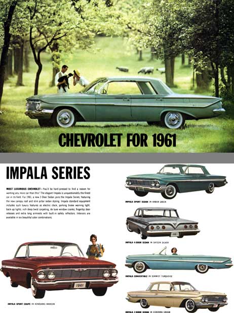 Chevrolet 1961 - Chevrolet for 1961 (12pg)