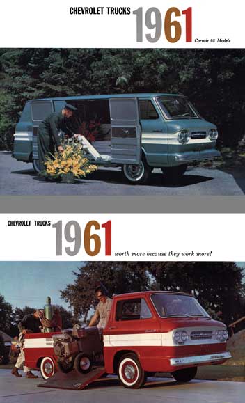 Chevrolet 1961 - Chevrolet Trucks 1961 - Corvair 95 Models