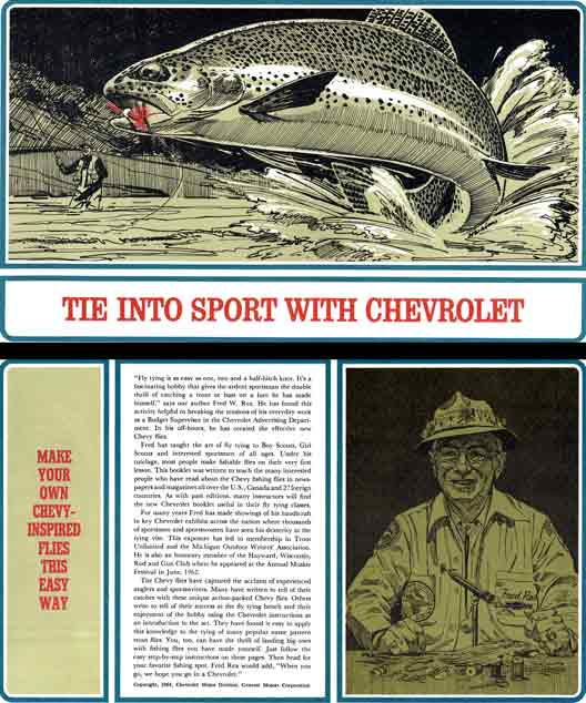 Chevrolet 1964 - Tie into Sport with Chevrolet - Make Your Own Chevy Inspired Flies This Easy Way