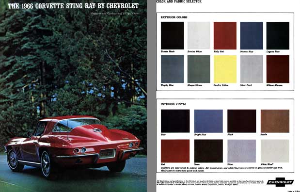Chevrolet 1966 - The 1966 Corvette Sting Ray by Chevrolet