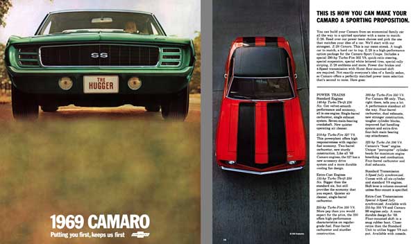 Chevrolet 1969 - 1969 Camaro - Putting You First, Keeps Us First
