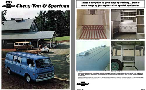 Chevrolet 1969 - Chevy-Van & Sportvan