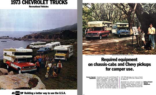 Chevrolet 1973 - 1973 Chevrolet Trucks  Recreational Vehicles