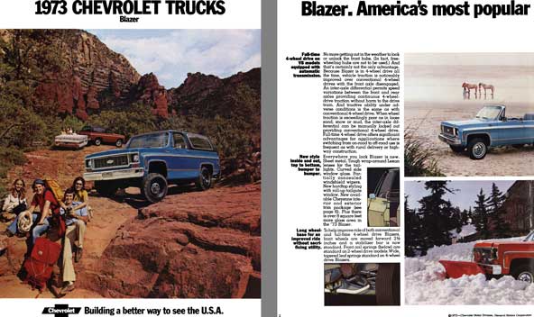 Chevrolet 1973 - 1973 Chevrolet Trucks Blazer