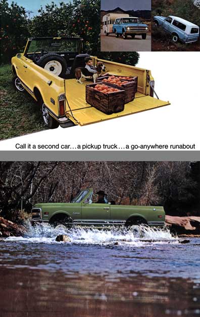 Chevrolet (c1970) - Call it a second car - a pickup truck - a go-anywhere runabout