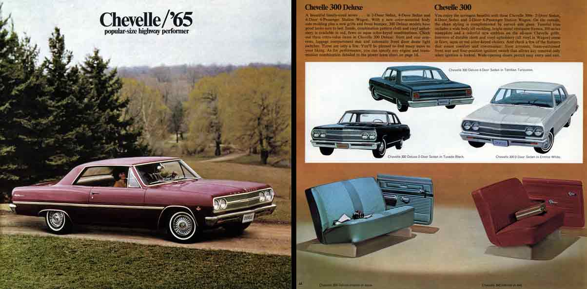 Chevrolet Chevelle 1965 - Chevelle '65 popular-size highway performer