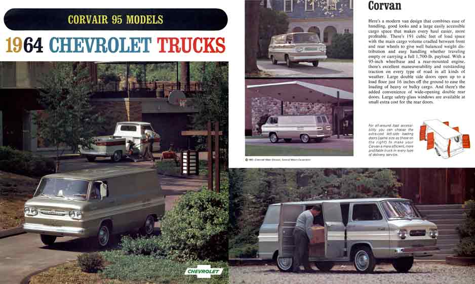 Chevrolet Trucks 1964 - Corvair 95 Models