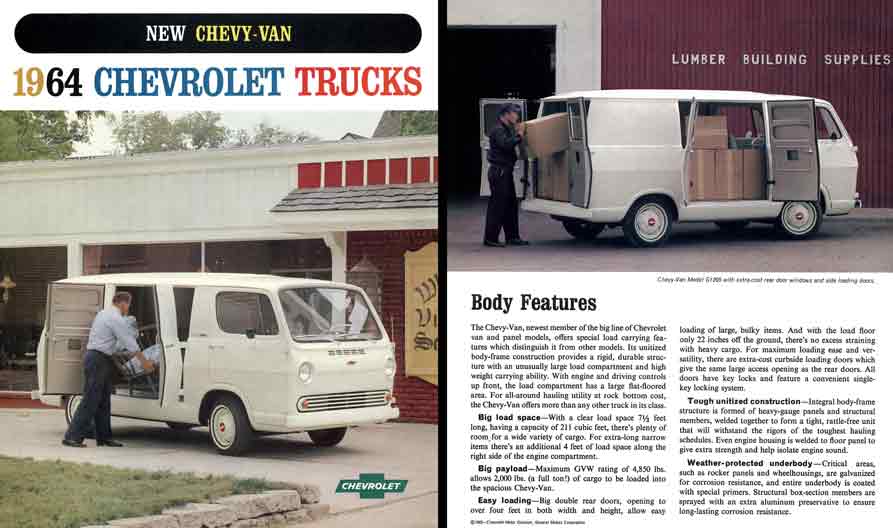 Chevrolet Trucks 1964 - New Chevy Van