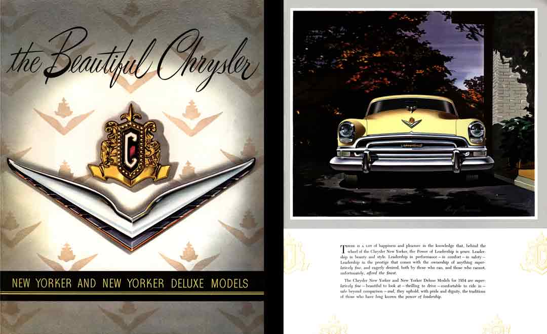 Chrysler 1954 - the Beautiful Chrysler - New Yorker and New Yorker Deluxe Models