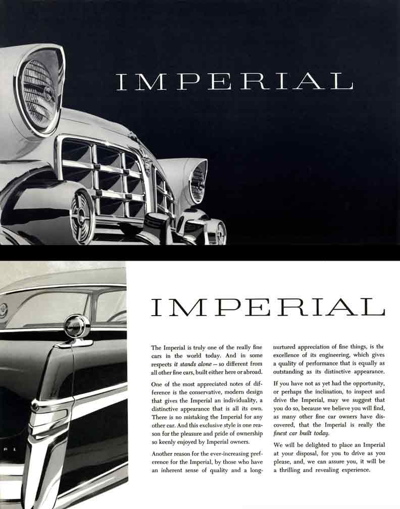 Chrysler Imperial 1956 - the finest expression of the Forward Look