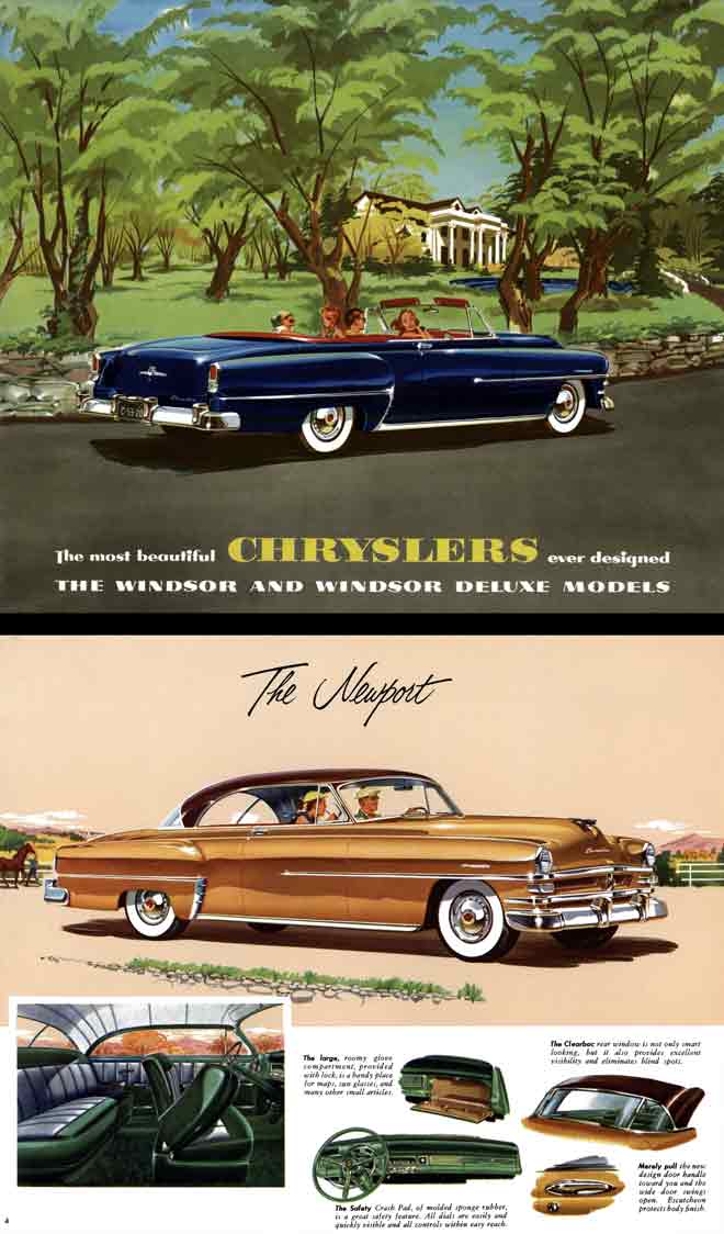 Windsor Chrysler 1953 - The most beautiful Chryslers ever designed - The Windsor and Windsor Deluxe