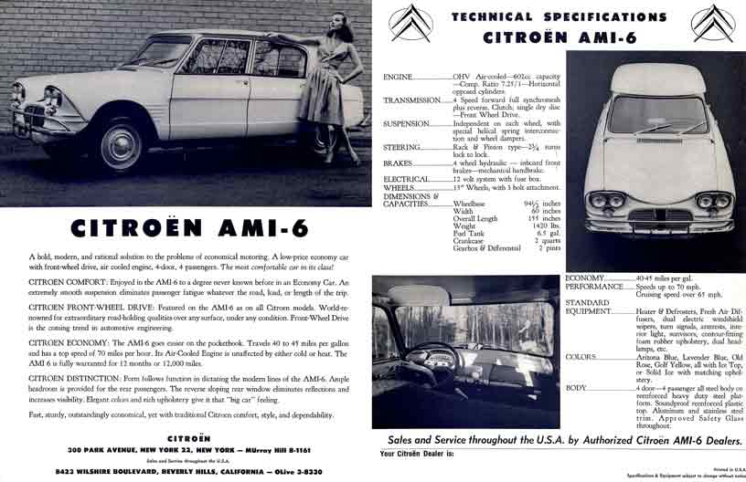 AMI6 Citroen (c1960) (B&W)