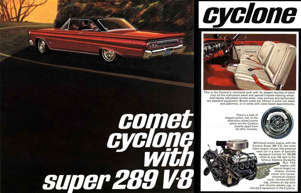 Comet (c1960) - comet cyclone with super 289 V8