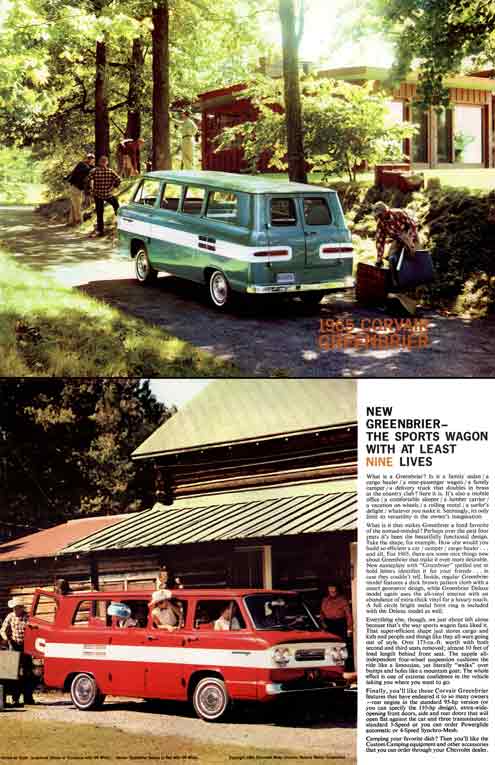 Corvair Greenbrier 1965 - Sports Wagon With At Least Nine Lives