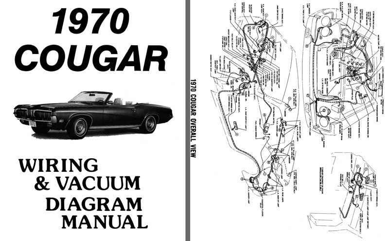 Cougar 1970 - Wiring & Vacuum Diagram Manual